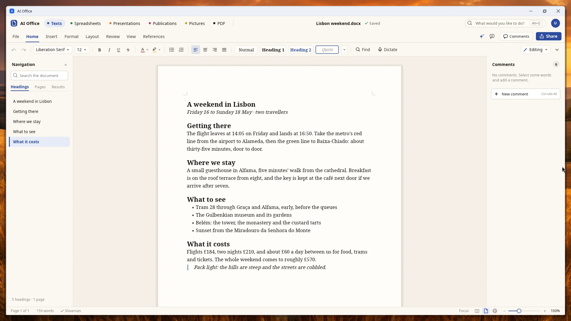 AI Office — Texts