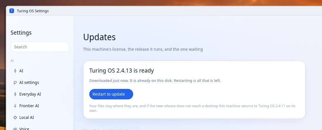 Updates